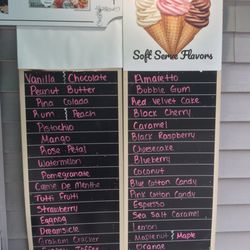 Frosty's Dairy Bar - Soft serve selection