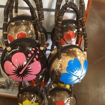 Sunrise Emporium - Coconut Purses for the Young Ladies - Souvenir Shops Near Me - Kapaa, Hawaii Sunrise Emporium - Coconut Purses for the Young Ladies - Souvenir Shops Near Me - Kapaa, Hawaii