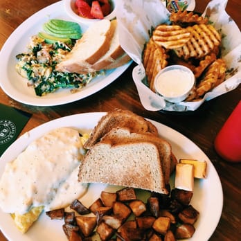 Monkey Business Cafe - Veggie and country omelette with waffle fries - Sandwiches Near Me - Fullerton, California Monkey Business Cafe - Veggie and country omelette with waffle fries - Sandwiches Near Me - Fullerton, California