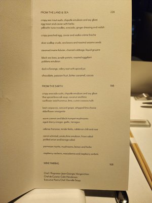 Menu photo 4 Jean-Georges New York, NY