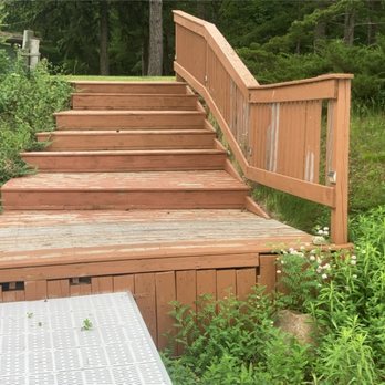 Always Available Contracting - Here is the old deck and steps we tore out. - General Contractors Near Me Always Available Contracting - Here is the old deck and steps we tore out. - General Contractors Near Me