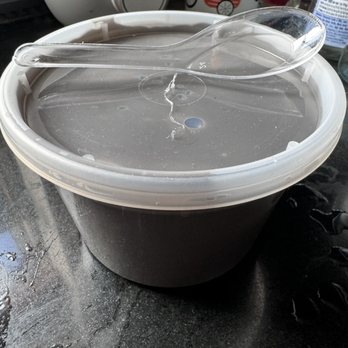 Kowloon Tong - Black Sesame Soup ; terrible. No black sesame flavor and tons of thickener - Desserts Near Me - Brooklyn, New York