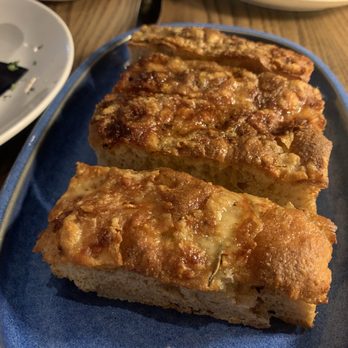 Luogo - Focaccia--the only part that strayed from perfection - Italian Near Me - Nashville, Tennessee Luogo - Focaccia--the only part that strayed from perfection - Italian Near Me - Nashville, Tennessee