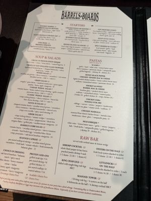 Menu photo 3 Barrels & Boards Raynham, MA