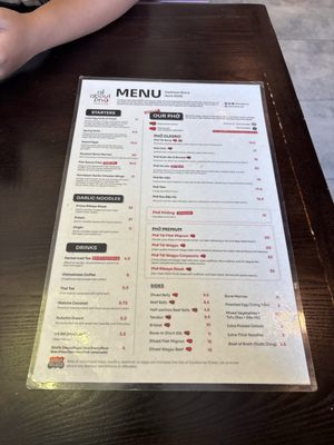 Menu photo 3 All About Pho Fullerton, CA