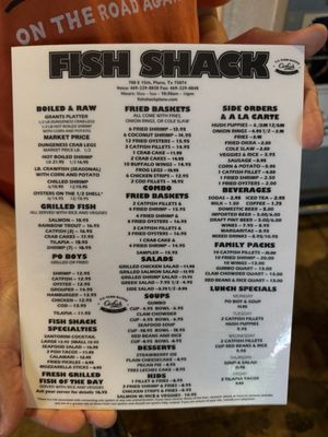 Menu photo 4 Fish Shack Plano, TX