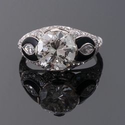 Treasure Chest Fine Jewelry and Luxury Sunglasses - 2.86 carat diamond plat ring: