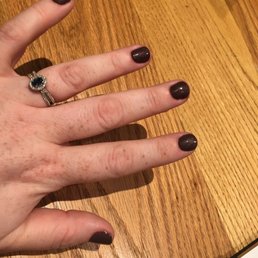 You can't even tell one of my nails is broken in half! It's fixed!!!!!