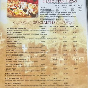 De Marco's Italian Restaurant - Menu - Italian Near Me - Superior, Arizona De Marco's Italian Restaurant - Menu - Italian Near Me - Superior, Arizona