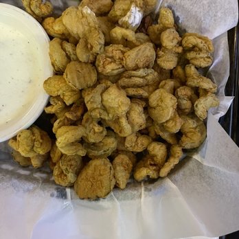 JJ's Grill - Fried okra appetizer. It's was a huge portion that we couldn't finish!! - American Near Me - Rogers, Arkansas