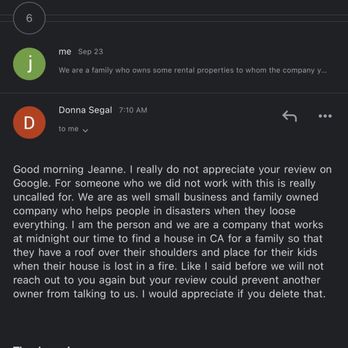 Dan Housing - My emails from Donna Segal at Dan Housing - Property Management Near Me - Southampton, Pennsylvania