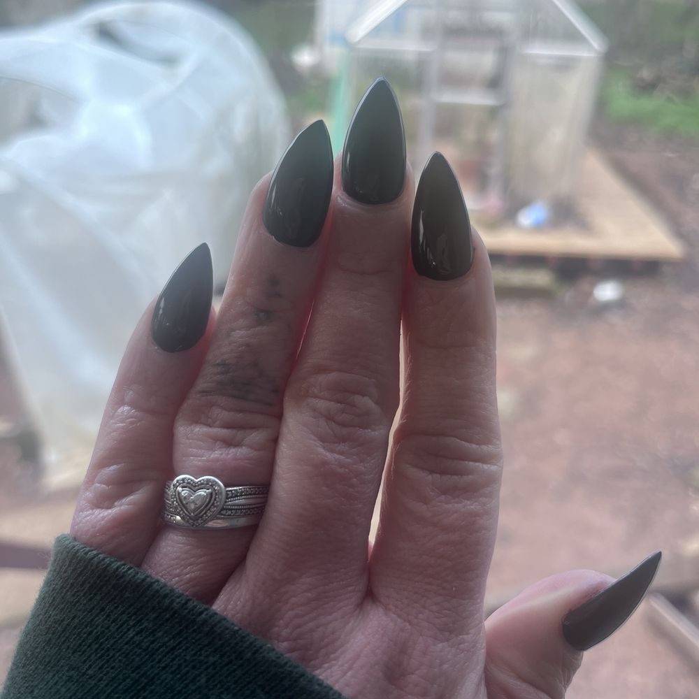 US Nails - Black Stiletto nails. - Nail Salons Near Me - Lakeport, California US Nails - Black Stiletto nails. - Nail Salons Near Me - Lakeport, California