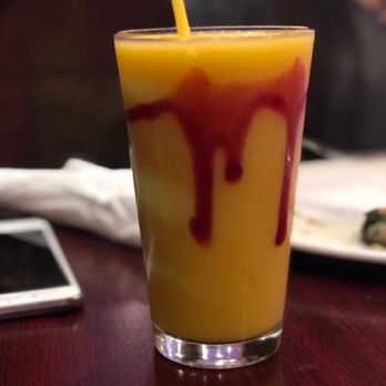 Sayad Mediterranean Kitchen - Mango drink - Mediterranean Near Me - Houston, Texas