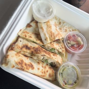 The Whiskey Barrel - Quesadilla with chicken and avocado - Whiskey Bars Near Me - Port Jefferson, New York