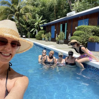 Huma Yoga - Warm afternoons with great conversations in the pool at Blue Osa - Yoga Near Me