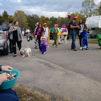Patoka Lake Campground - LOTS of trick r' treaters - Campgrounds Near Me - Eckerty, Indiana