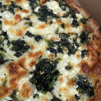 Circle Pizza - Spinach pie - Pizza Near Me - Madison, Connecticut