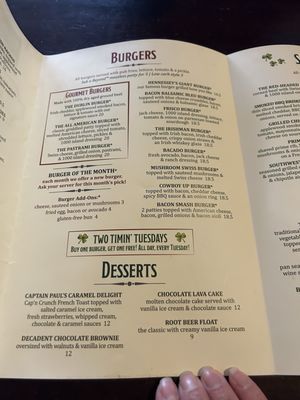 Menu photo 1 Hennessey's Tavern Las Vegas, NV Menu photo 1 Hennessey's Tavern Las Vegas, NV