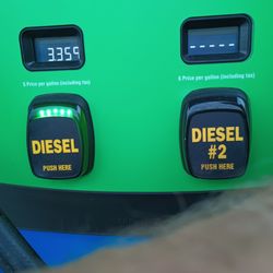 Red Barn Market 2 - Auto Diesel and Truck Diesel nozzles.