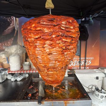 Angel's Tijuana Tacos - Al pastor (pork) roasting - Tacos Near Me - Los Angeles, California