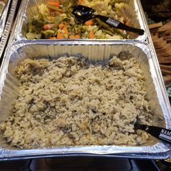 Nameless Catering - Rice and cooked veggies
