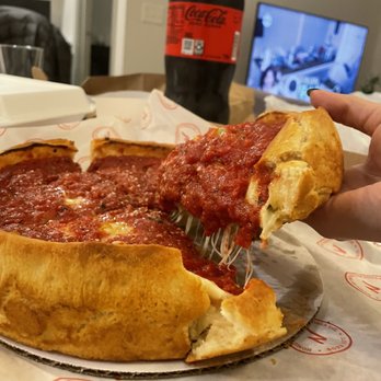Nancy's Pizza Lawrenceville - a slice of deep dish pizza - Pizza Near Me - Lawrenceville, Georgia Nancy's Pizza Lawrenceville - a slice of deep dish pizza - Pizza Near Me - Lawrenceville, Georgia