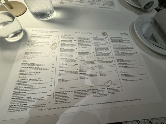 Menu photo 6 Bottega Italia Temecula, CA