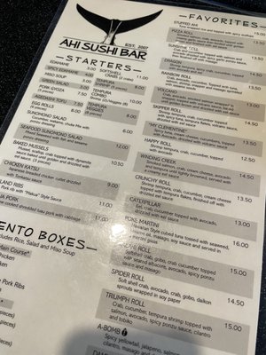 Menu photo 5 Ahi Sushi Bar Eagle, ID Menu photo 5 Ahi Sushi Bar Eagle, ID