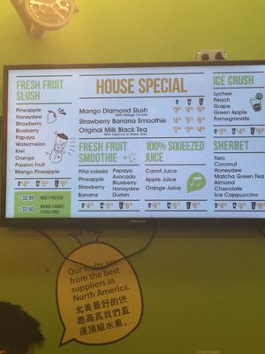 Menu photo 4 Real Fruit Bubble Tea Markham, ON