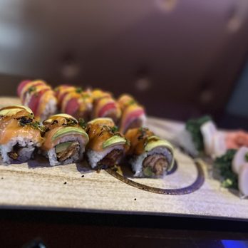 Bayridge sushi - Sunset Salmon Roll DOUBLE TUNA ROLL - Sushi Bars Near Me - Longwood, Florida Bayridge sushi - Sunset Salmon Roll DOUBLE TUNA ROLL - Sushi Bars Near Me - Longwood, Florida
