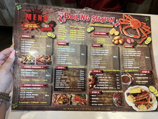 Menu photo 2 The Boiling Station Visalia, CA