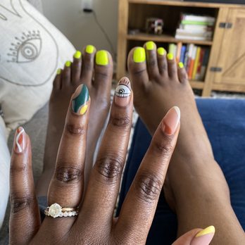 Nail Spot & Spa - Dip powder and gel polish with designs by Lily. And pedicure with regular polish. - Nail Salons Near Me - Washington, DC, District of Columbia Nail Spot & Spa - Dip powder and gel polish with designs by Lily. And pedicure with regular polish. - Nail Salons Near Me - Washington, DC, District of Columbia
