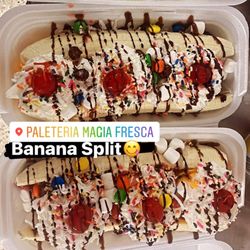 Paleteria Magia Fresca - Banana splits
