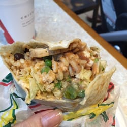 Jalapeno's - Inside of burrito - not bad!