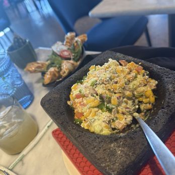 Neon Cactus - Elotes and chicken flautas - Salad Near Me - Fairview, Texas