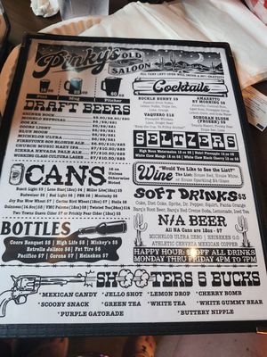 Menu photo 1 Pinky's Phoenix, AZ Menu photo 1 Pinky's Phoenix, AZ