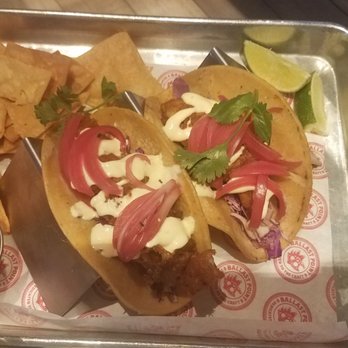 Ballast Point Brewing Long Beach - Battered fish tacos - Breweries Near Me - Long Beach, California