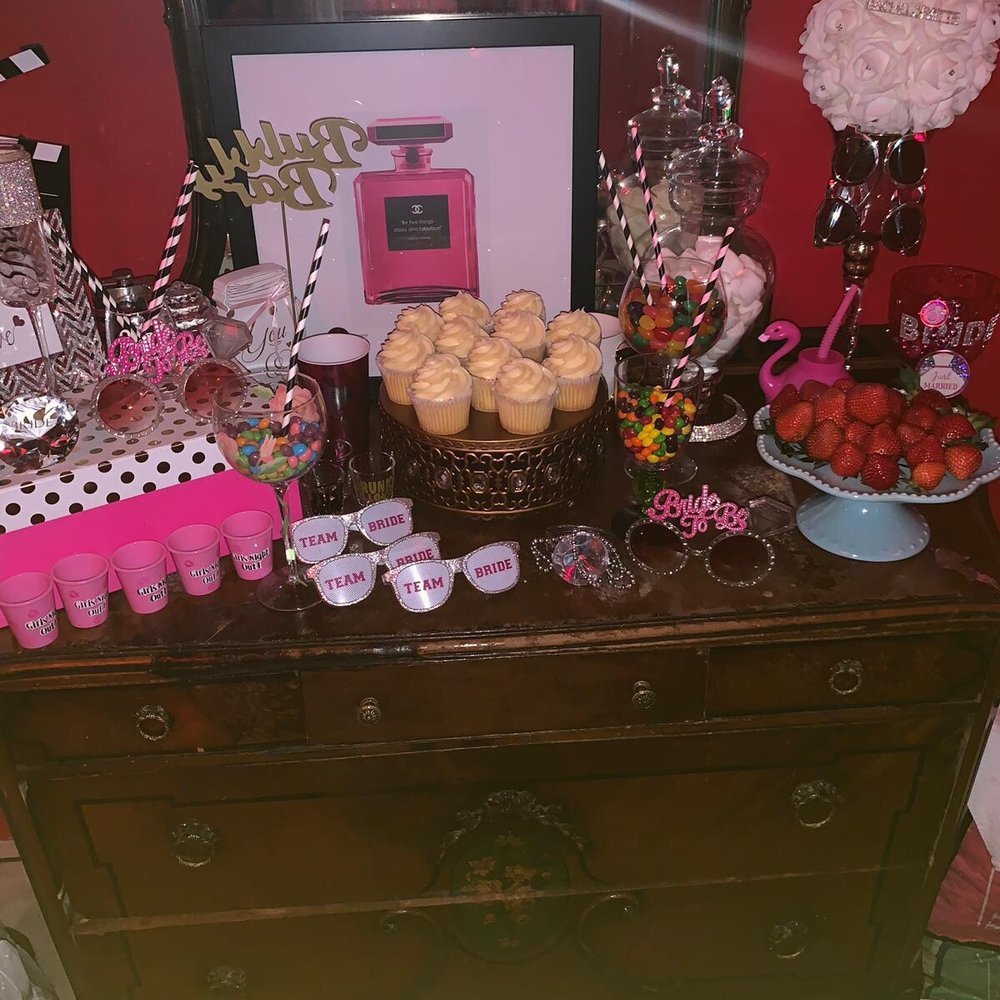 KittyKat Pole Dancing - The treat table w/ off limit stuff mixed in - Pole Dancing Classes Near Me - Miami, Florida