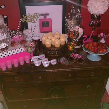 KittyKat Pole Dancing - The treat table w/ off limit stuff mixed in - Pole Dancing Classes Near Me - Miami, Florida