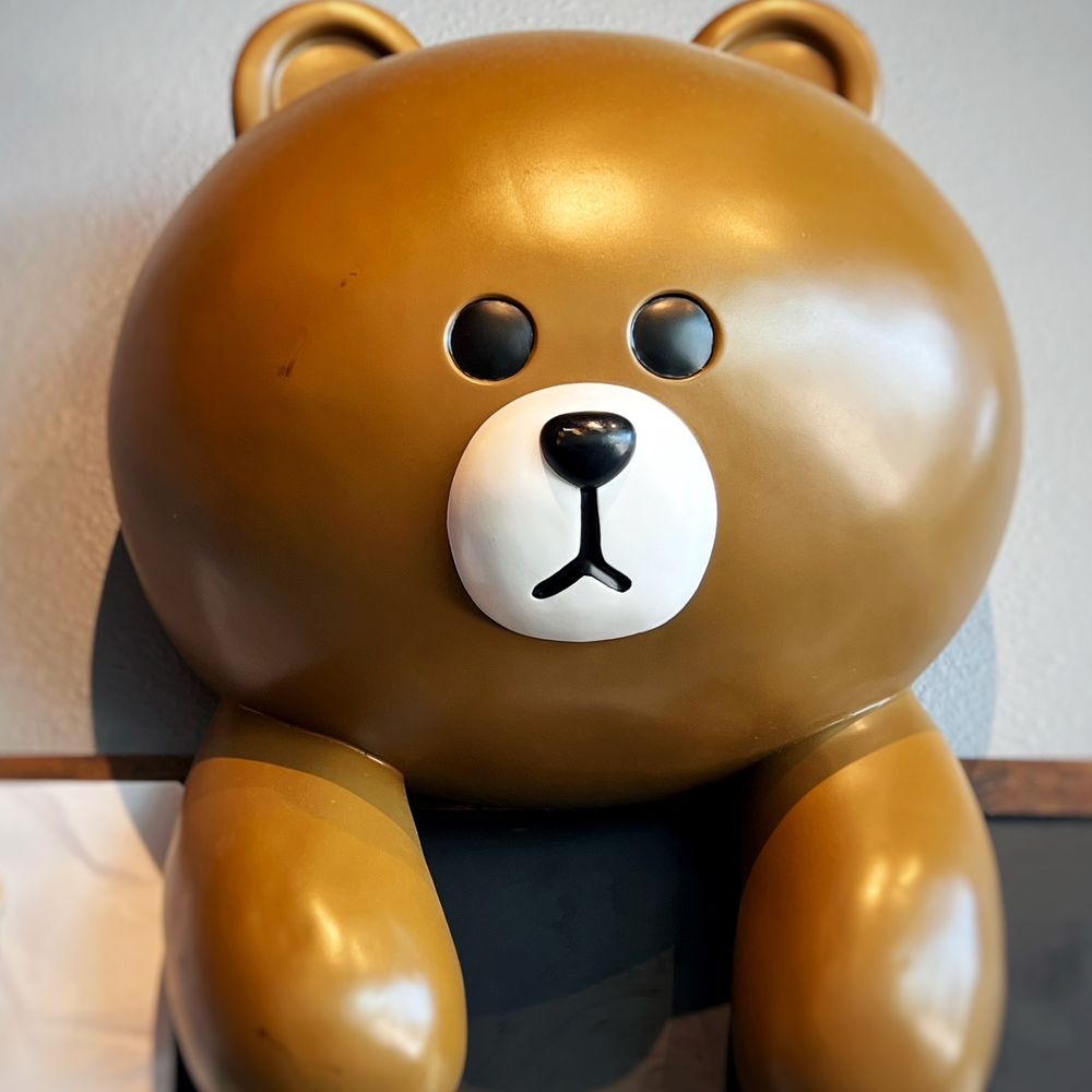 In Boba - a brown teddy bear on a table - Coffee & Tea Near Me - Hesperia, California