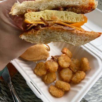 Beedos - Vegan breakfast sandwich - American Near Me - Saint Helena Island, South Carolina