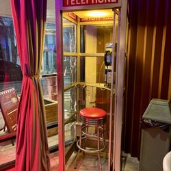 Nuri’s Tavern - Old fashioned phone booth
