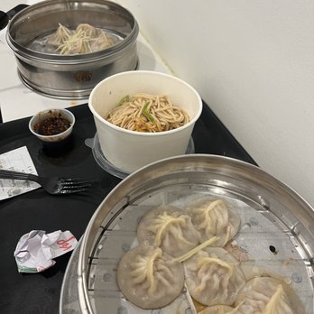 Chubby Dumplings - Steamed Pork Soup XLB (8pcs), Sesame Noodle - Chinese Near Me - Anaheim, California