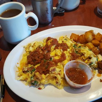 Eggs 'n Things - Waikiki Beach Eggspress - A nice bacon and scallion scramble. - Breakfast & Brunch Near Me - Honolulu, Hawaii Eggs 'n Things - Waikiki Beach Eggspress - A nice bacon and scallion scramble. - Breakfast & Brunch Near Me - Honolulu, Hawaii