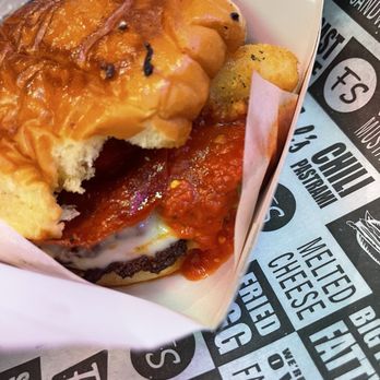 Fat Sal's - Pizza meets burger! So tasty - Delis Near Me - Los Angeles, California