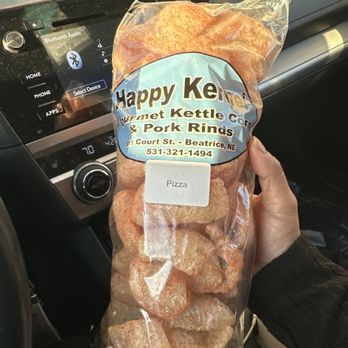 Happy Kernel Gourmet Kettle Corn And Pork Rinds - Pizza flavored pork rinds - Popcorn Shops Near Me - Beatrice, Nebraska Happy Kernel Gourmet Kettle Corn And Pork Rinds - Pizza flavored pork rinds - Popcorn Shops Near Me - Beatrice, Nebraska
