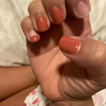 Phoenix Nails & Spa - One nail has completely lifted... this is only 24 hours after - Nail Salons Near Me - Houston, Texas