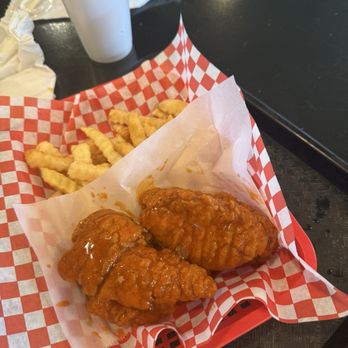 Wingaholic - 4 Tender with Fries & Drink with Buffalo mild - American Near Me - Lewisville, Texas Wingaholic - 4 Tender with Fries & Drink with Buffalo mild - American Near Me - Lewisville, Texas