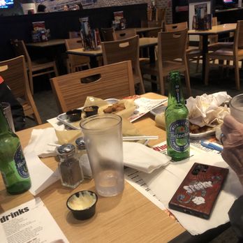 Buffalo Wild Wings - A messy table! - Sports Bars Near Me - Bellingham, Washington Buffalo Wild Wings - A messy table! - Sports Bars Near Me - Bellingham, Washington