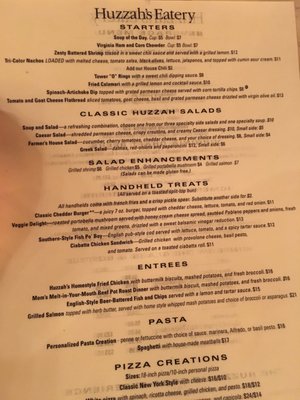 Menu photo 7 Huzzah Williamsburg, VA Menu photo 7 Huzzah Williamsburg, VA
